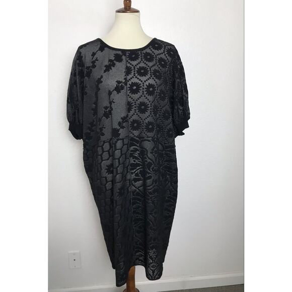 Opening Ceremony Shift Dress Oversize Floral Embroidery - Picture 1 of 7
